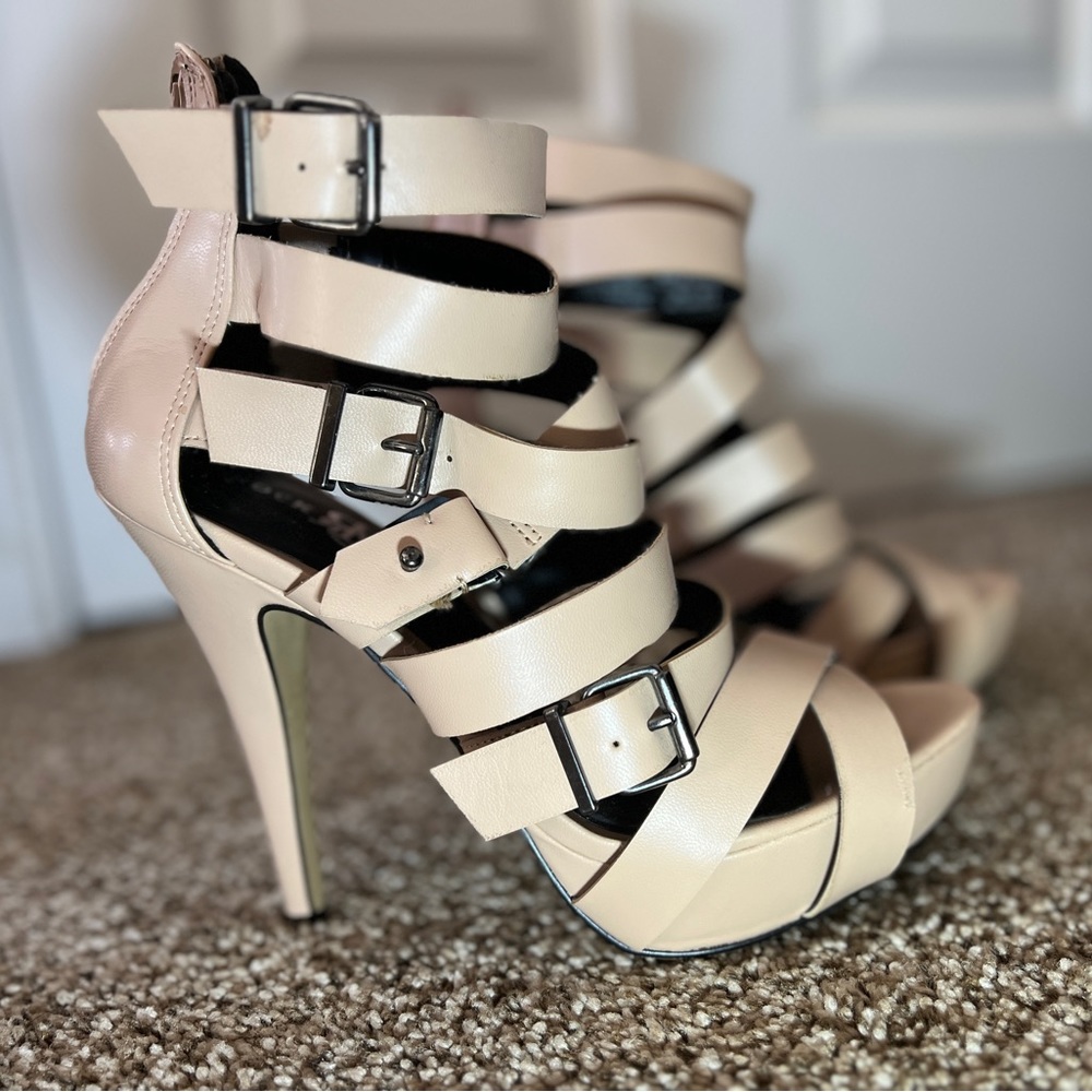 Rock & Republic Strappy Woman’s Heels - Size 7